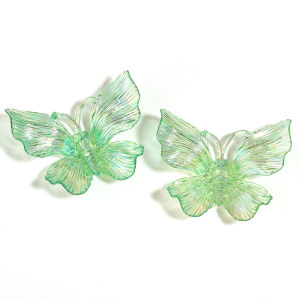 Acrylic Butterfly Gradient Without Hole Color Butterfly Transparent Crafts Ornament for Home Festival Decoration Wedding Decor
