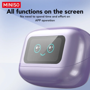 MINISO MS199 Earphones Bluetooth V6 AI Translator Earbuds OWS Earclip Longlife Wireless Headphone with Mic LCD Touch Screen