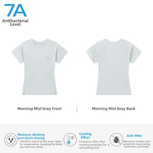 JNXS | Moisture Wicking Quick Dry Antibacterial Anti-mite T-Shirt