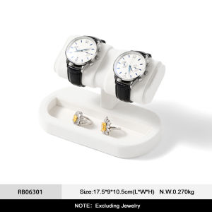 Oirlv | Oirlv Velvet Dual Watch Stand Home Storage Watch Jewelry Ring Earring High-end Watch Display Stand Jewelry Organizer Watch Rack