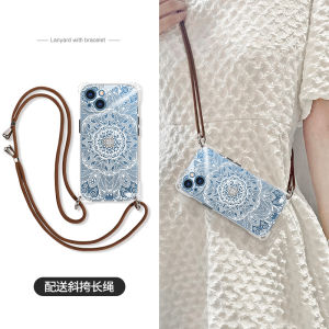 Ốp Lưng Điện Thoại Di Động Trong Suốt Cozz Cho Apple 15PRO iPhone 14promax Túi Đeo Chéo Có Thể Mang Theo Dây Đeo Cổ