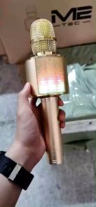 Original SU YOSD Mic Karaoke YS-66 Bluetooth Wireless Microphone Speaker variabel suara Colorful LED