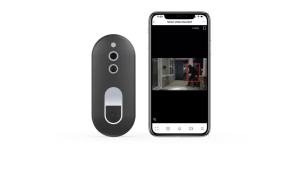 WiFi Video Doorbell Work With Tuya Smart Life Home Security Anti-theft Monitor Two-way Audio Intercom Night Vision Function