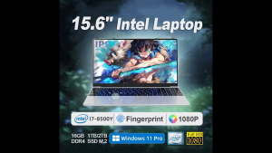 【รับประกัน 3 ปี + ซีโอดี】15.6 นิ้วแล็ปท็อปบางเฉียบ Intel Core 8500Y 16GB RAM 1TB SSD 1920 * 1080 จอแสดงผล HD สำนักงานวิจัยพีซี Windows 11 Pro