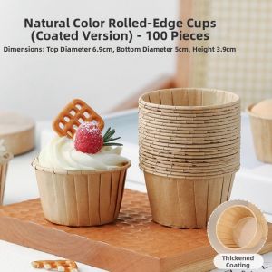 LIEHUFU | Baking Paper Cup For Muffin Oven-Resistant