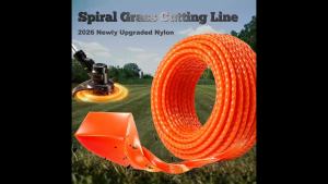 COSY 2.4mm/2.7mm/3mm/3.3mm/4mm Grass Trimmer Line Nylon Strimmer Line Spiral Brush Cutter Rope Mower Accessories Garden Tool