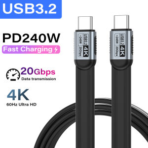 Cáp USB 5.0 Type C To Type C FENGKUABAO PD240W 80Gbps Thunderbolt 5 Dây Dữ Liệu Cho iPhone 17 Pro Max MacBook - Cáp USB-C 16K 60Hz