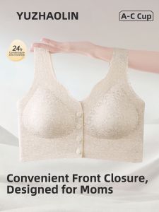 Yuzhaolin | Wireless Front-clasp Bra for Mid-aged Women Plus Size Lightweight