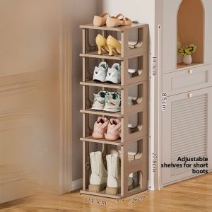 Haixin Shoe Rack Entry Level Single Row Grid Storage Organizer Ideal for Small Spaces under Bed DIY Placement