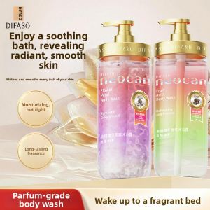 Difaso | Dopamine Rose Petals Fragrant Fruit Acid Essence Bath Shower Gel Long Lasting Scent