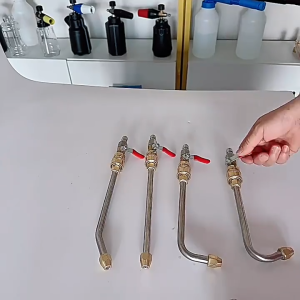 Cần xịt rửa máy lạnh cong – Khớp nối 1/4 inch thiết kế uốn cong linh hoạt dễ lắp vào dàn nóng/lạnh để tự vệ sinh tại nhà