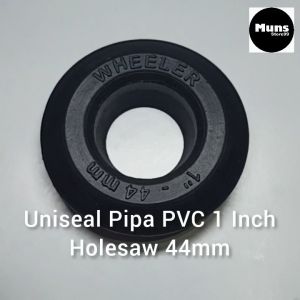 Karet Uniseal Pipa PVC 1 Inch Sistem Aquaponik dan Hidroponik WHEELER
