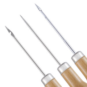 Reviln เข็มซ่อมรองเท้า งานฝีมือหนัง เจาะผ้าใบ เครื่องมือเย็บผ้า Sewing Awl