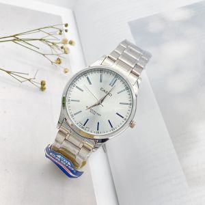 นาฬิกาคาสิโอ สายเหล็กหน้าปัดเล็ก ฟรีกล่องถนอมนาฬิกา