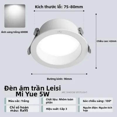 NVC | Đèn Downlight Recessed Siêu Mỏng