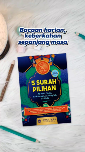 Mushaf Al Quran 5 Surat Pilihan Yasin Al Kahfi Al Mulk Ar Rahman Al Waqiah Cetak Jelas Original 100% Buku Islami Untuk Bacaan Harian Bisa COD Murah