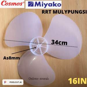 BALING KIPAS ANGIN MULTI 16 INCH BAHAN PLASTIK SNI sparepart elektronik
