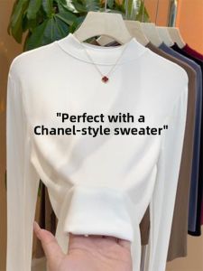 High-end Stylish Design Sense Semi-high Collar Innerwear
