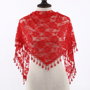 Foulard Femme Fashion Bufandas Women Hijab Triangle Lace Veil Tulle Scarf Shawl Hollow Out Voile Femme Musulman Spring Summer