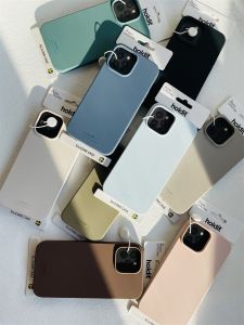 Holdit Liquid Silicone Gray Phone Case for Apple 14promax Ultra-Thin Soft Anti-Collision Pure Color All Edge Covered Light Thin 13 Protective Case Iphone13 Feels Good Soft Case Drop-Resistant Non-Stick Gray - Lazada