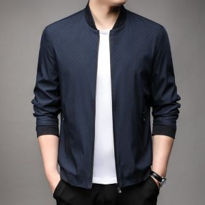 ROMON | Loose Casual Baseball Collar Jacket For Men Romon Brand Windproof Short Style Spring Autumn New Fashion Urban Commute Style