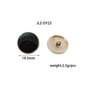 กระดุมก้าน Shank กระดุมเสื้อผ้า เสือไหมพรม คาร์ดิแกนถัก อะไหล่เสื้อผ้า alloy button (B-1-GJLZ-DY25)