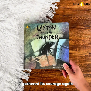 BEAR TALE Kids Emotional Education Picture Book Layton and the Thunder Early Learning Storybook