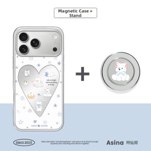 Asina | Puppy Love Magnetic Stand Mirror Full Case