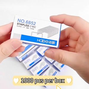 1000PCS Thickened Stainless Steel Metal Staple Pins 23/13 23/17 23/24 for Office Stationery