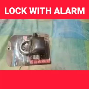 Original Alarm Padlock for Doors Motorcycles Bikes and More - Ultimate Protection
