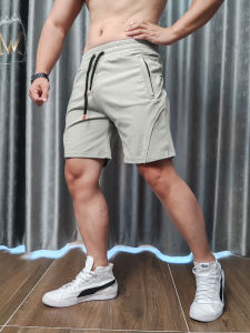 American Style Mens Fitness Shorts Summer New Casual Outdoor Running Training Breathable Loose Fit Four-Quarter Pants