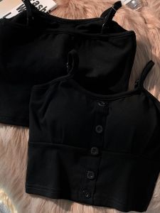 เสื้อกั๊กสปอร์ตแบบสวมหัวสำหรับผู้หญิง ชุดชั้นใน แขนกุด คอวี ทรงเข้ารูป แฟชั่นฤดูใบไม้ร่วง 2021 เสื้อชั้นในแบบสวมหัว