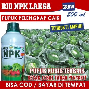 OBAT PELEBAT TANAMAN Kubis / Kol BIO LAKSA GROW - OBAT PENYUBUR Kubis / Kol Pupuk Perangsang Akar Daun Batang Pada Tanaman Kubis / Kol - Obat Mempercepat Pertumbuhan Bawang - Obat Pembesar Kubis / Kol Paling Bagus Hasil Panen Melimpah