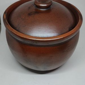 Empluk Tanah Liat D25 Gerabah Non Handle Panci Kendil Rebus Godog Sayur Jamu Herbal Gudeg - Diameter 25 cm - Kapasitas 5 Liter