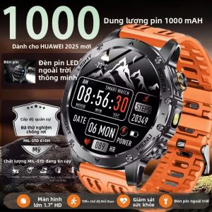 Đồng Hồ Thông Minh T-Rex 3 Cấp Quân Sự Pin 1000mAh Chống Nước IP69 GPS Gọi Bluetooth Màn Hình AMOLED HD Dành Cho Nam Giới Thể Thao