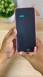 Kotak Pensil 2 In 1 dengan LCD Drawing Pad Menggambar dan Menulis