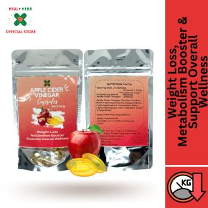 Natural Slimming Apple Cider Softgel Capsules Supplement Weight Loss Products Cider Vinegar Keto Reduces anxiety & stress Boost immune system (Heal + Herb)