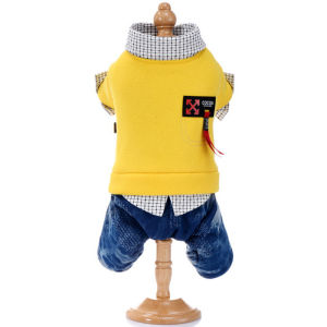 COCOA HONEY | Warm Thick Stylish Four-legged Dog Coat
