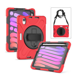For iPad Mini A17 Pro Case Mini 7 8.3 inch 2024 iPad Mini 7th/6th Gen Tablet Kids Case Heavy Duty Shockproof Rugged Cover Cases