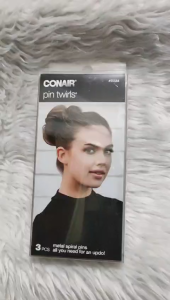 Conair Pin Twirls Spiral Hair Pins 3pcs Strong Hold Bun Maker Updo Hair Styling Accessories