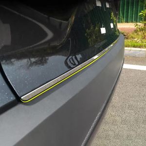 For Toyota Corolla Cross XG10 2021 2022 2023 2024 2025 Hybrid Stainless Car Rear Trunk Tail Gate Door Strip Trim Cover Sticker