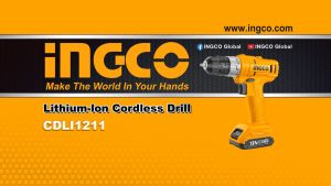 INGCO MESIN BOR CORDLESS 12V UNTUK BESI & KAYU MURAH BERKUALITAS(BATERAI) CDLI1211