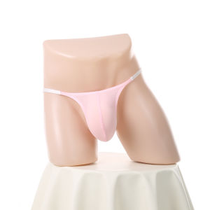 Người Đàn Ông Của Sọc lổ thông gió Tóm Tắt Thoáng Khí quần lót mềm quần đũng lồi Quần Lót Màu Hồng Cao Cắt Mini cạp thấp Đồ Lót