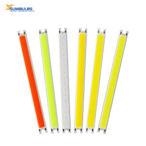 [SUMBULBS] 12V DC LED COB Bulb Strip Bar Light Source 5W Red Green Blue Warm Natural Cold DIY 10CM LED Lamp 500LM 100x8MM
