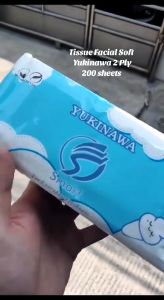 ( BISA COD ) PROMO  Tissue Facial Soft Yukinawa 200sheets 2Ply / Tisu Pack Wajah / Tissue Saku / Tissue Murah / Tissue Wajah Halus / Tissue Dapur Serbaguna