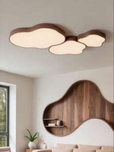 FANCY LAMP CLUB | Protect Eyes Modern Cream Style Full Spectrum Ceiling Light