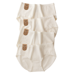 AIMO | Antibacterial Pure Cotton Underwear For Women Mid-Waist Triangle Shorts A-Class Baby Cotton Youth Winter Collection