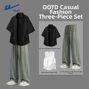 Warrior | Lightweight Summer Shirt Set Men Casual Stylish