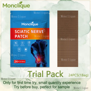 24/96PCS Sciatic Nerve Patch Cool Care Stickers Hip Legs Herbal Soothing Patch Fabric Muscle Relaxation Comfort Pad Massage Mat