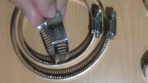 5PCS Stainless Steel Adjustable Pipe Clamp Water Pipe Clamp Fixed Pipe Clamp LPG / Air Hose Clamp